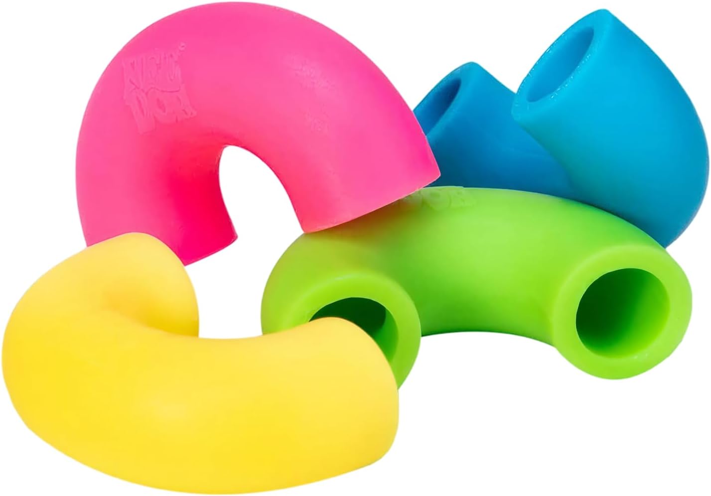 Schylling NeeDoh Mac ‘N- Squeeze - Sensory Squeeze Toy - Contains 4 Squishy Noodles - 3 Wide - Color May Vary (Pack of 1) - Image 9